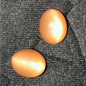 💝 Pink Moonstone - 2 stones -Genuine gemstones - oval 10mm